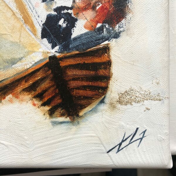 IMG_5121 Voiles latines en régate à Beg-Meil