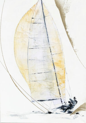 Dériveur sous spi par vent arrière