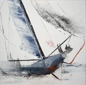 Imoca droit devant