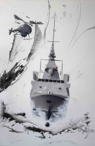 Test de drone sur l'Aquitaine par gros temps