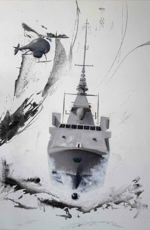 Test de drone sur l'Aquitaine par gros temps